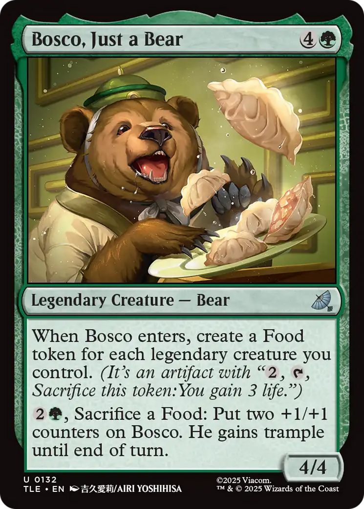 Bosco, Just a Bear [Avatar: The Last Airbender: Eternal-Legal] | Mega City Incorporated