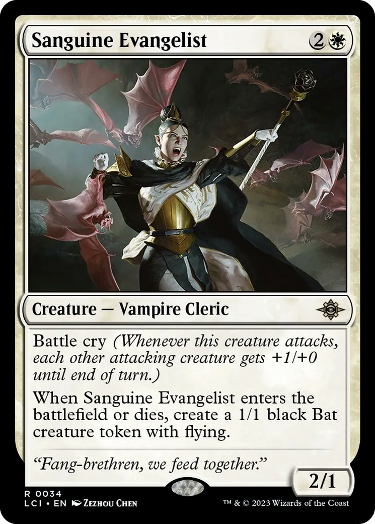 Sanguine Evangelist [The Lost Caverns of Ixalan] | Mega City Incorporated