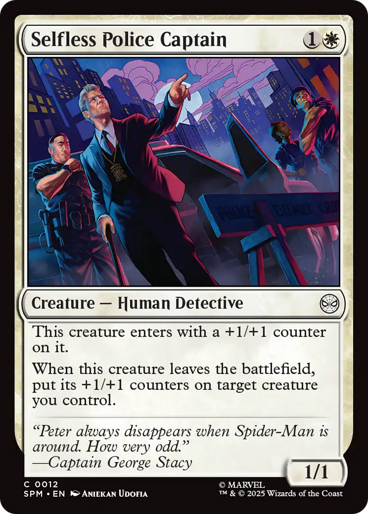 Selfless Police Captain [Marvel's Spider-Man] | Mega City Incorporated
