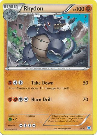 Rhydon (4/30) [XY: Trainer Kit 2 - Latios] | Mega City Incorporated