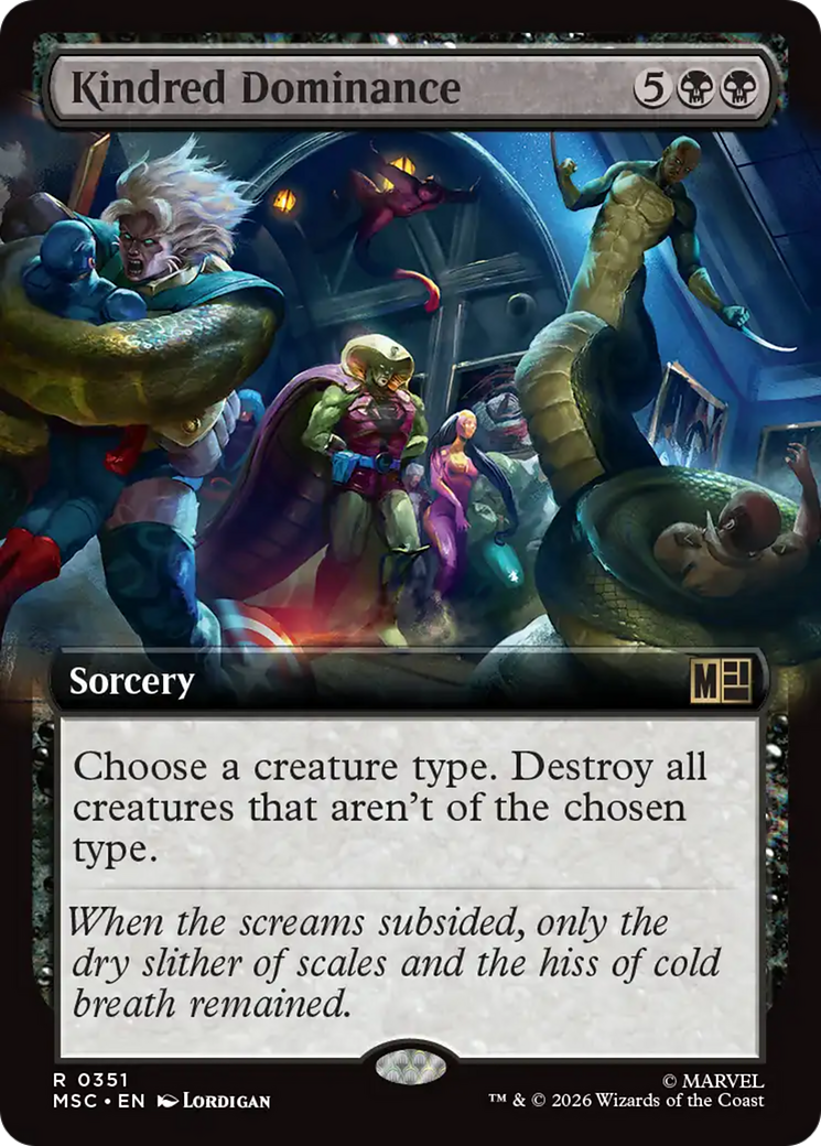 Kindred Dominance (Extended Art) [Marvel Super Heroes Commander] | Mega City Incorporated