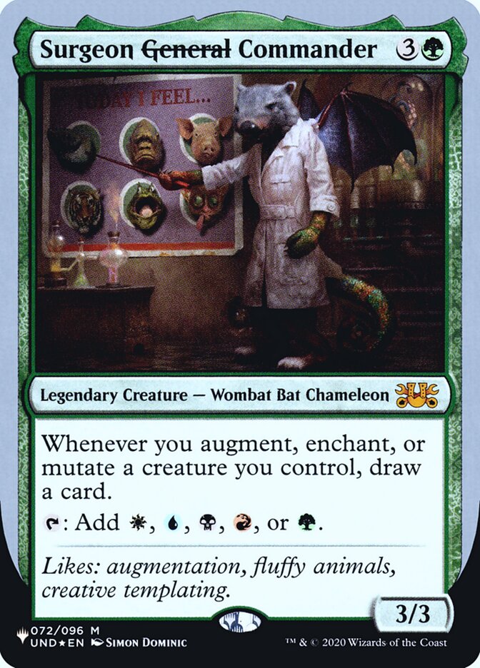 Surgeon General Commander (Unfinity Foil Edition) [The List] | Mega City Incorporated