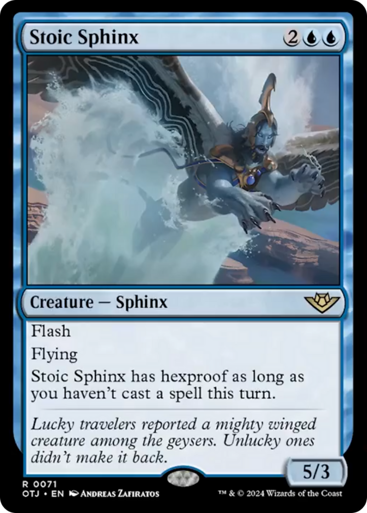 Stoic Sphinx [Outlaws of Thunder Junction] | Mega City Incorporated
