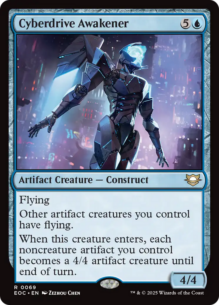 Cyberdrive Awakener [Edge of Eternities Commander] | Mega City Incorporated
