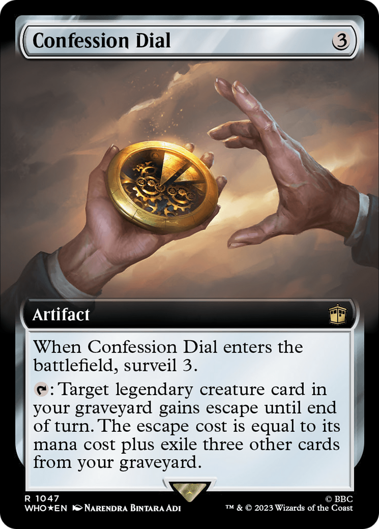 Confession Dial (Extended Art) (Surge Foil) [Doctor Who] | Mega City Incorporated