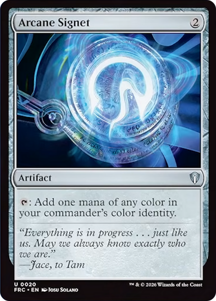 Arcane Signet [Reality Fracture Commander] | Mega City Incorporated