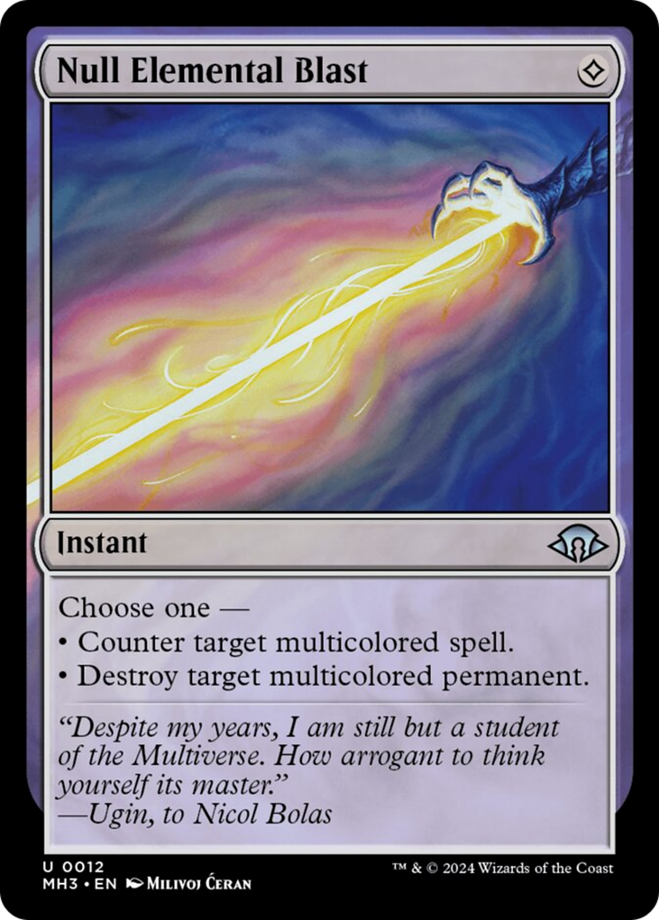 Null Elemental Blast [Modern Horizons 3] | Mega City Incorporated