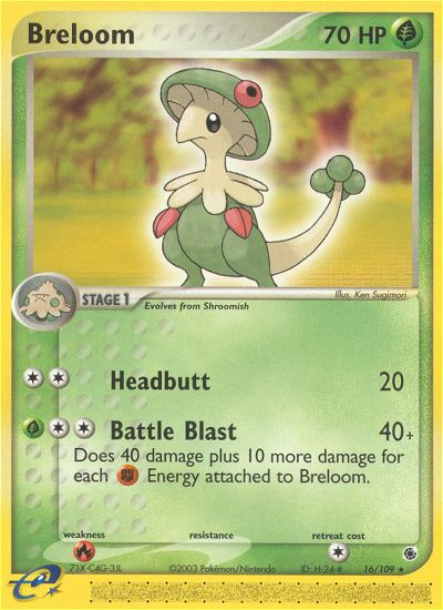 Breloom (16/109) [EX: Ruby & Sapphire] | Mega City Incorporated