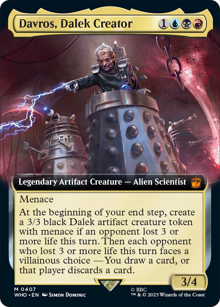 Davros, Dalek Creator (Extended Art) [Doctor Who] | Mega City Incorporated