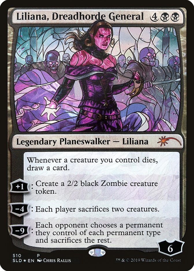 Liliana, Dreadhorde General (Stained Glass) [Secret Lair Drop Promos] | Mega City Incorporated