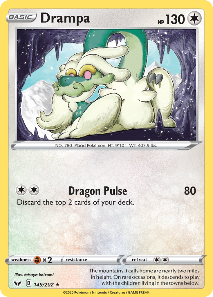 Drampa (149/202) [Sword & Shield: Base Set] | Mega City Incorporated