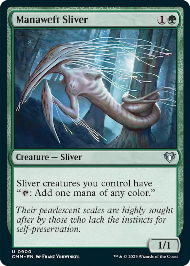 Manaweft Sliver [Commander Masters] | Mega City Incorporated