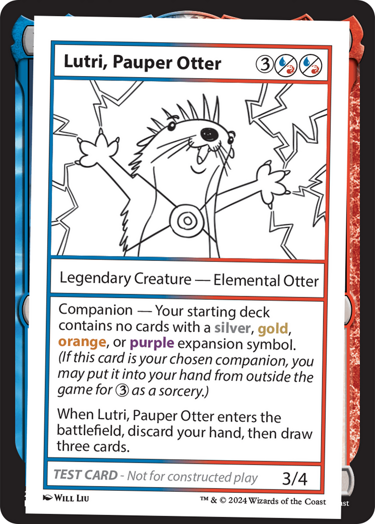 Lutri, Pauper Otter [Mystery Booster 2 Playtest Cards] | Mega City Incorporated