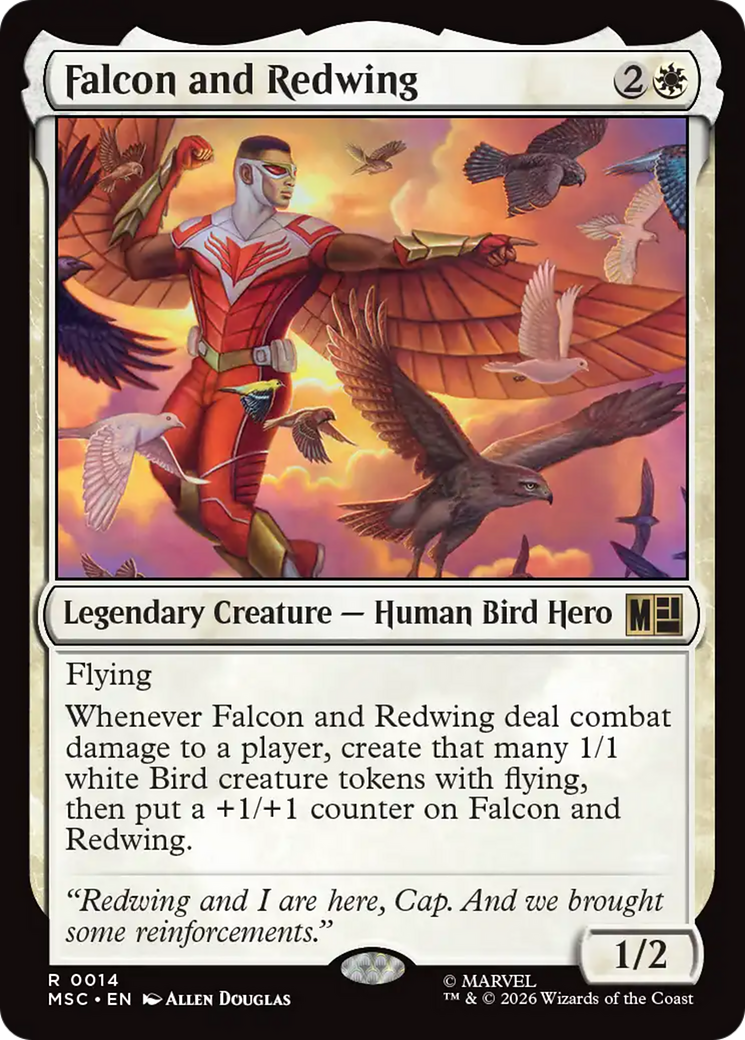 Falcon and Redwing [Marvel Super Heroes Commander] | Mega City Incorporated