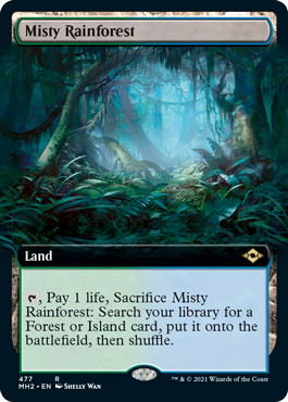 Misty Rainforest (Extended Art) [Modern Horizons 2] | Mega City Incorporated