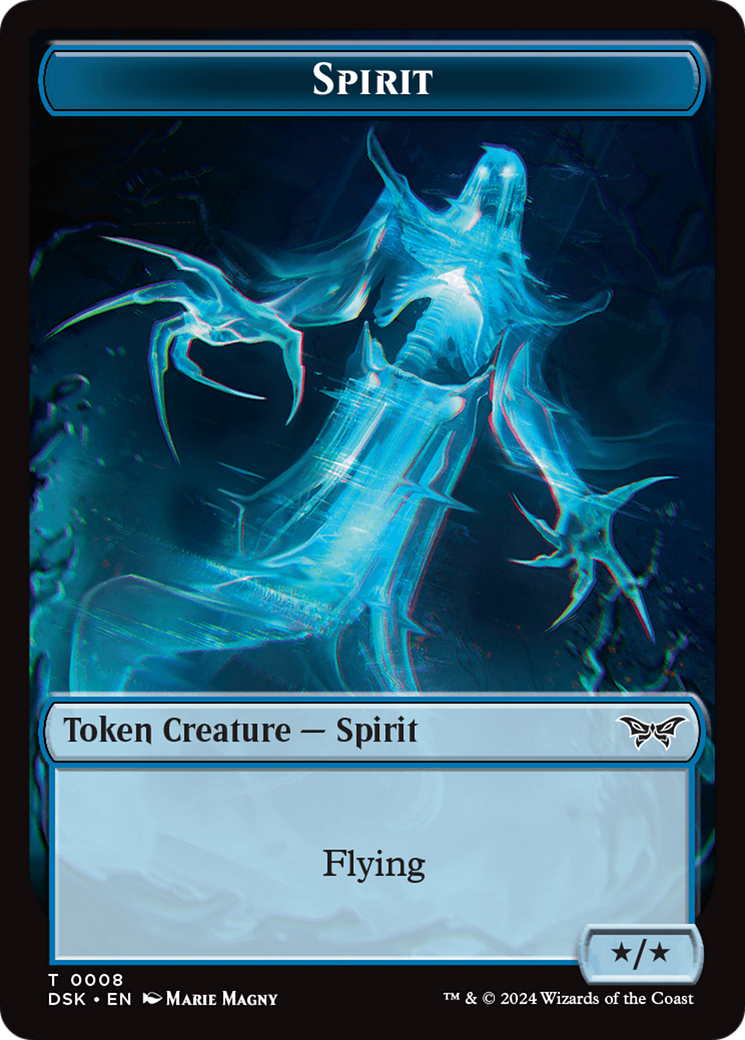 Spirit (0008) Token [Duskmourn: House of Horror Tokens] | Mega City Incorporated