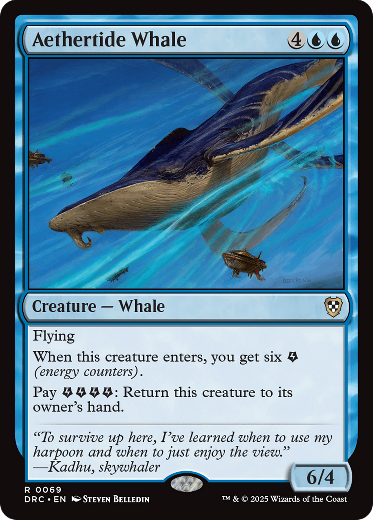 Aethertide Whale [Aetherdrift Commander] | Mega City Incorporated