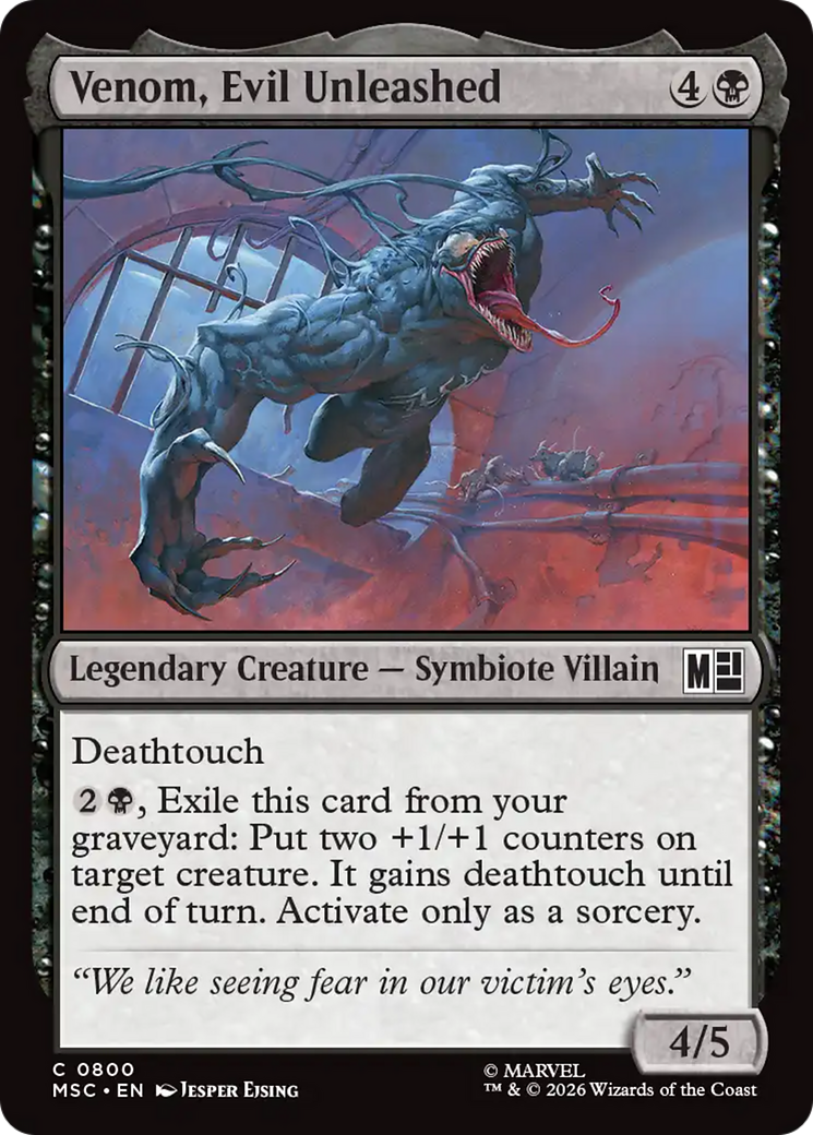 Venom, Evil Unleashed [Marvel Super Heroes Commander] | Mega City Incorporated