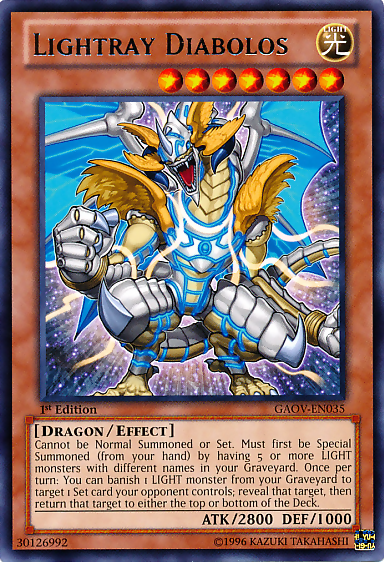 Lightray Diabolos [GAOV-EN035] Rare | Mega City Incorporated