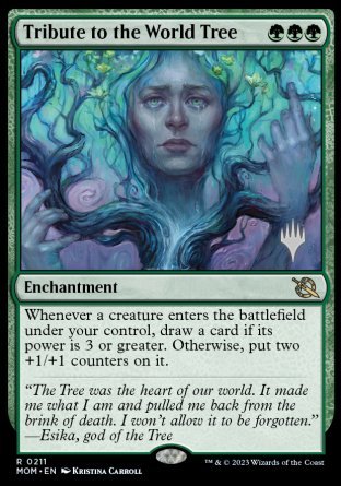 Tribute to the World Tree (Promo Pack) [March of the Machine Promos] | Mega City Incorporated