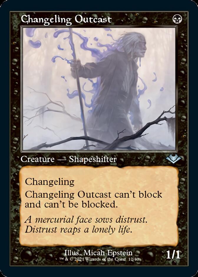 Changeling Outcast (Retro Foil Etched) [Modern Horizons] | Mega City Incorporated