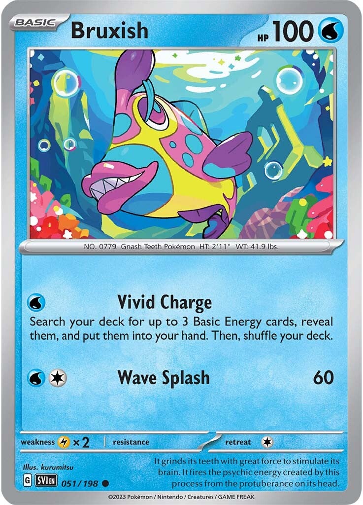 Bruxish (051/198) [Scarlet & Violet: Base Set] | Mega City Incorporated