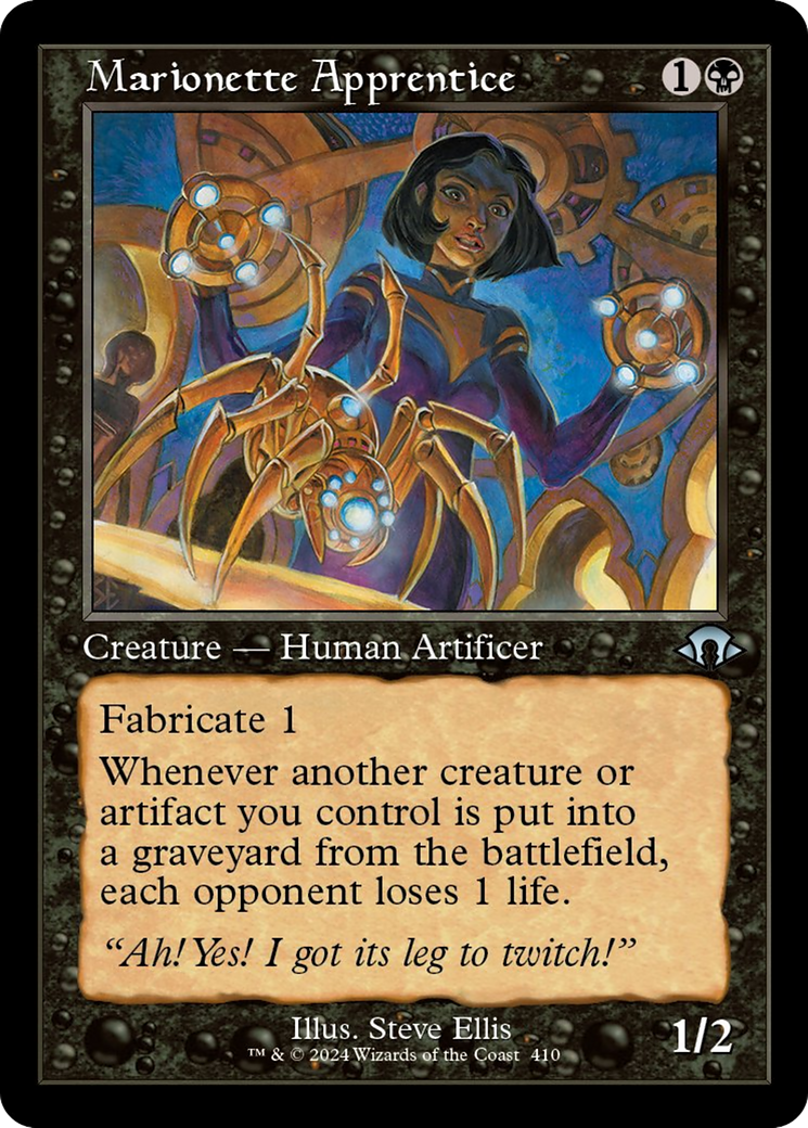 Marionette Apprentice (Retro) [Modern Horizons 3] | Mega City Incorporated