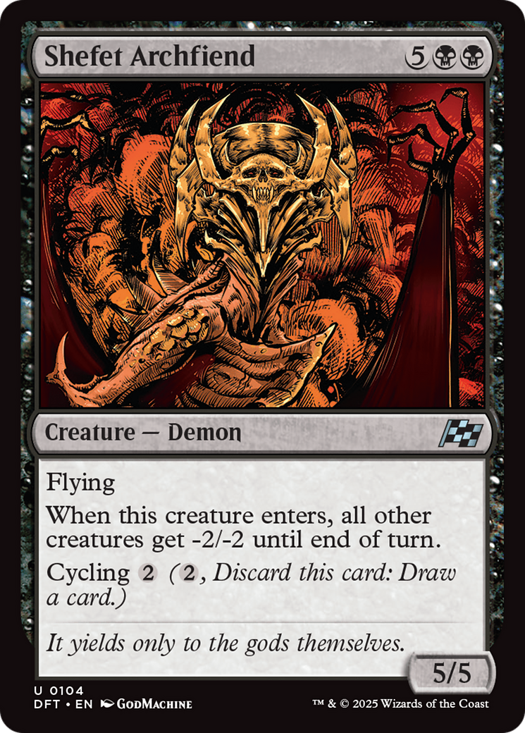 Shefet Archfiend [Aetherdrift] | Mega City Incorporated