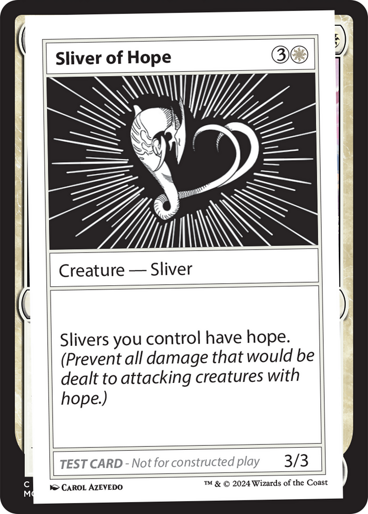 Sliver of Hope [Mystery Booster 2 Playtest Cards] | Mega City Incorporated