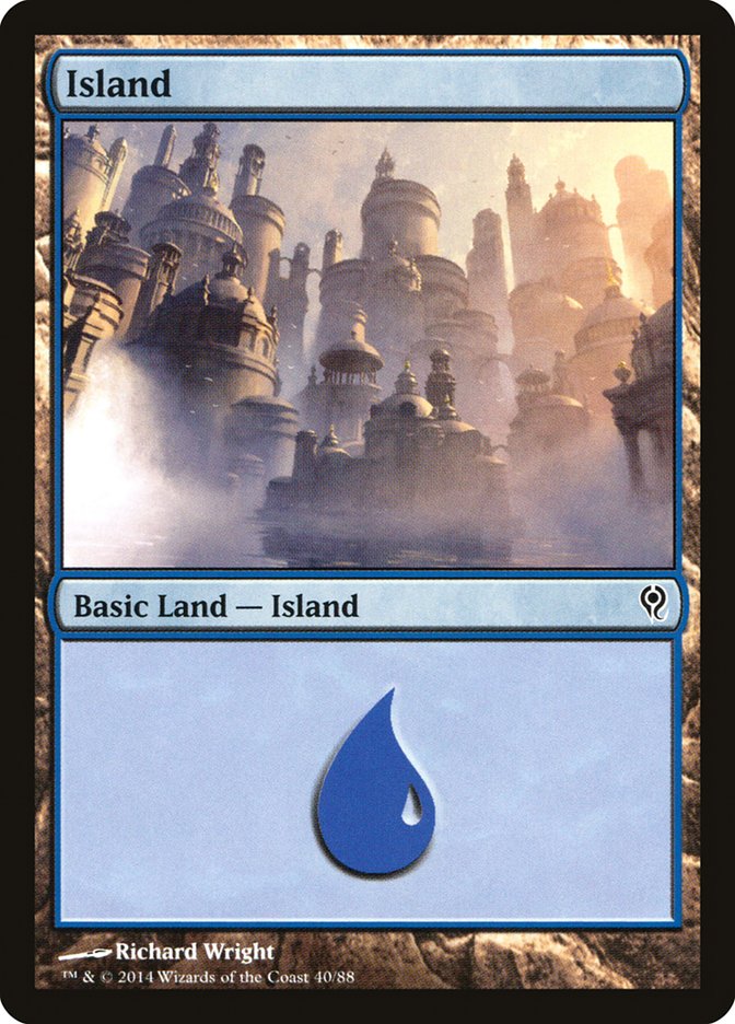 Island (40) [Duel Decks: Jace vs. Vraska] | Mega City Incorporated