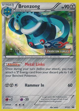 Bronzong (XY21) (Staff) [XY: Black Star Promos] | Mega City Incorporated