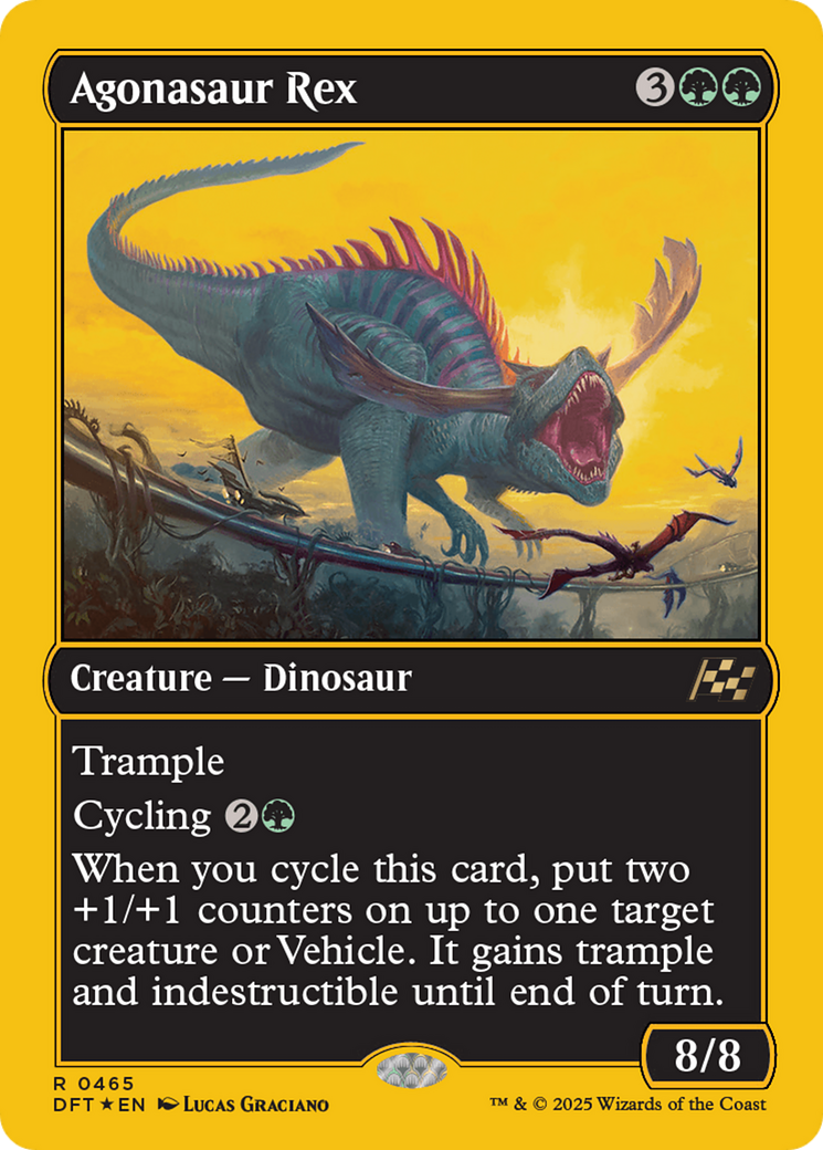 Agonasaur Rex (First-Place Foil) [Aetherdrift] | Mega City Incorporated