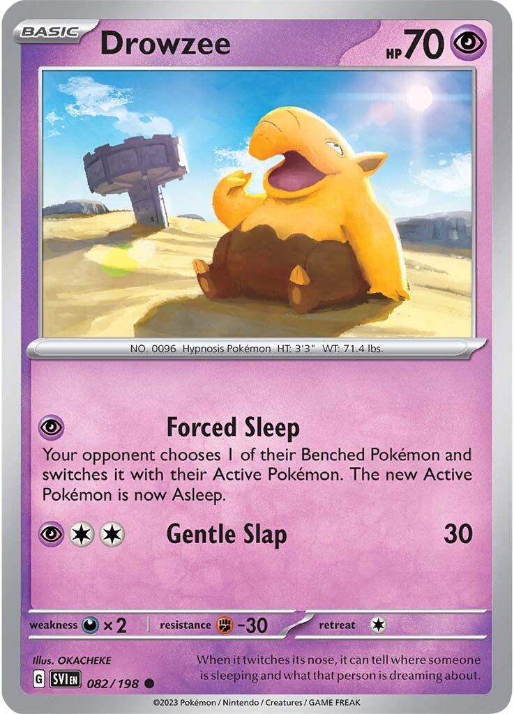 Drowzee (082/198) [Scarlet & Violet: Base Set] | Mega City Incorporated