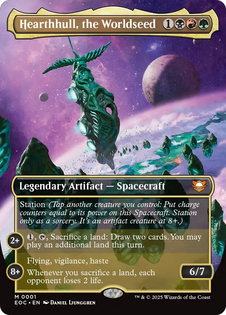 Hearthhull, the Worldseed (Borderless) [Edge of Eternities Commander] | Mega City Incorporated