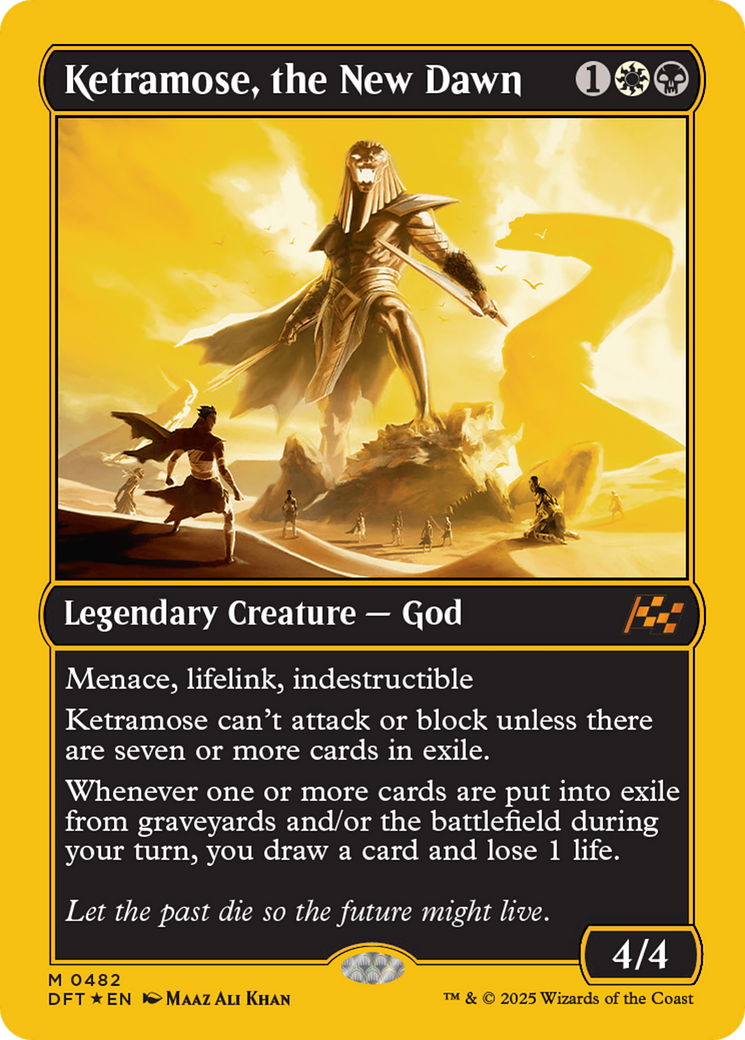 Ketramose, the New Dawn (First-Place Foil) [Aetherdrift] | Mega City Incorporated