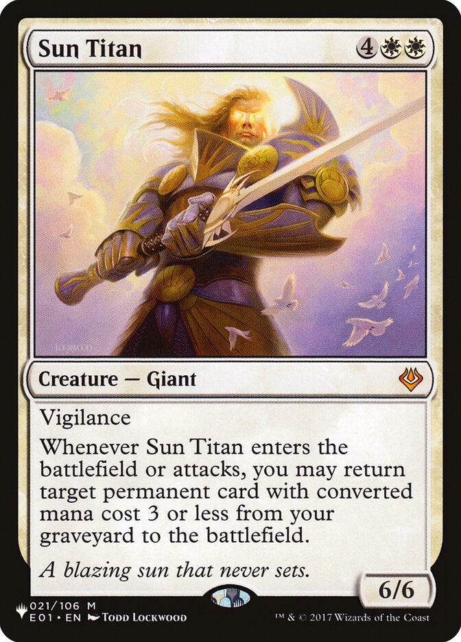 Sun Titan [The List] | Mega City Incorporated