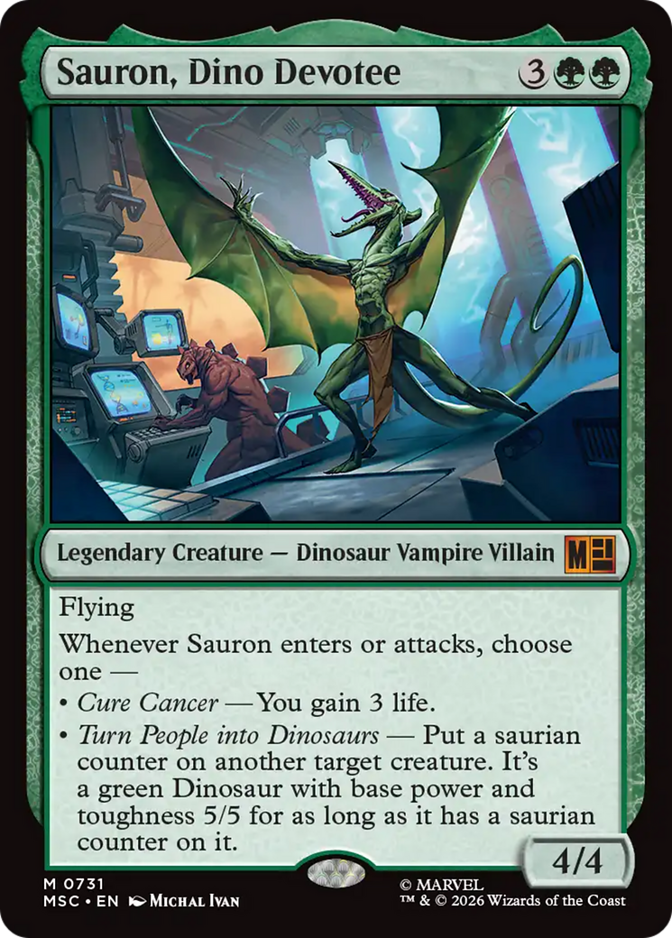 Sauron, Dino Devoteee [Marvel Super Heroes Commander] | Mega City Incorporated
