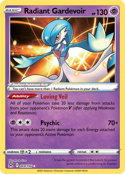 Radiant Gardevoir (069/196) [Prize Pack Series Three] | Mega City Incorporated