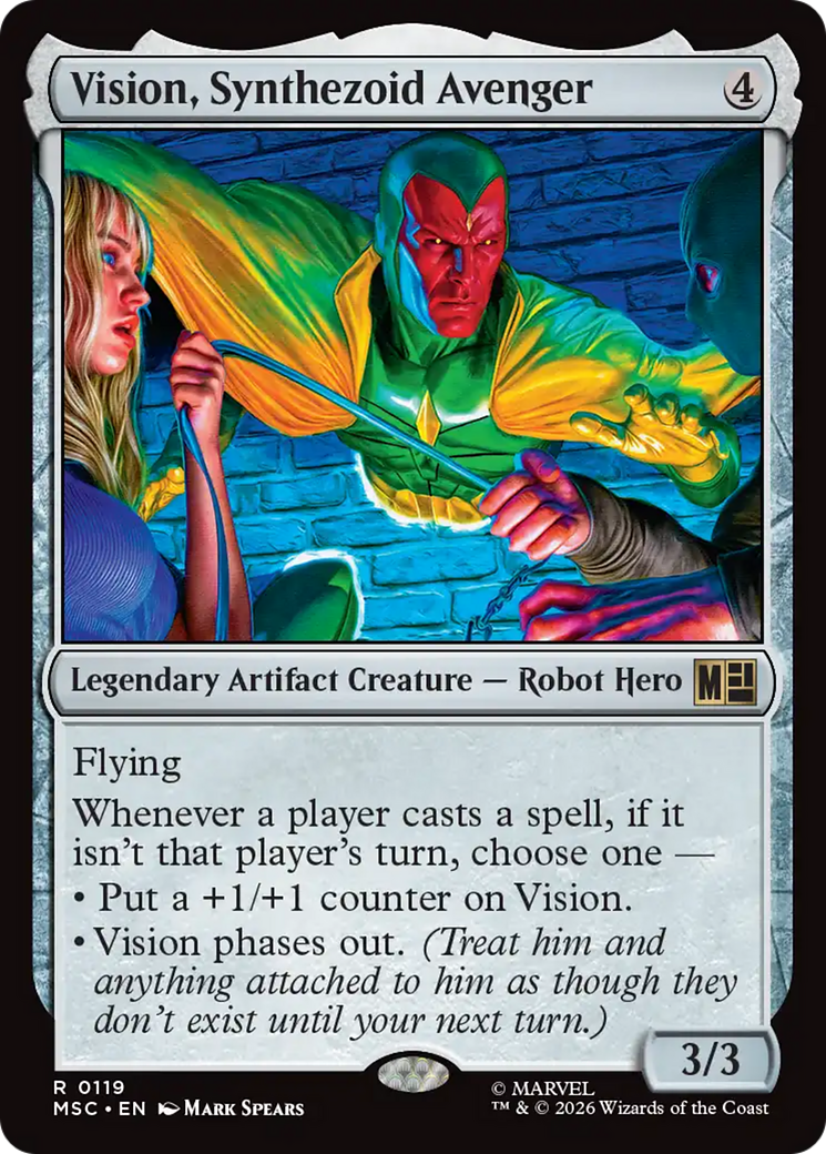 Vision, Synthezoid Avenger [Marvel Super Heroes Commander] | Mega City Incorporated