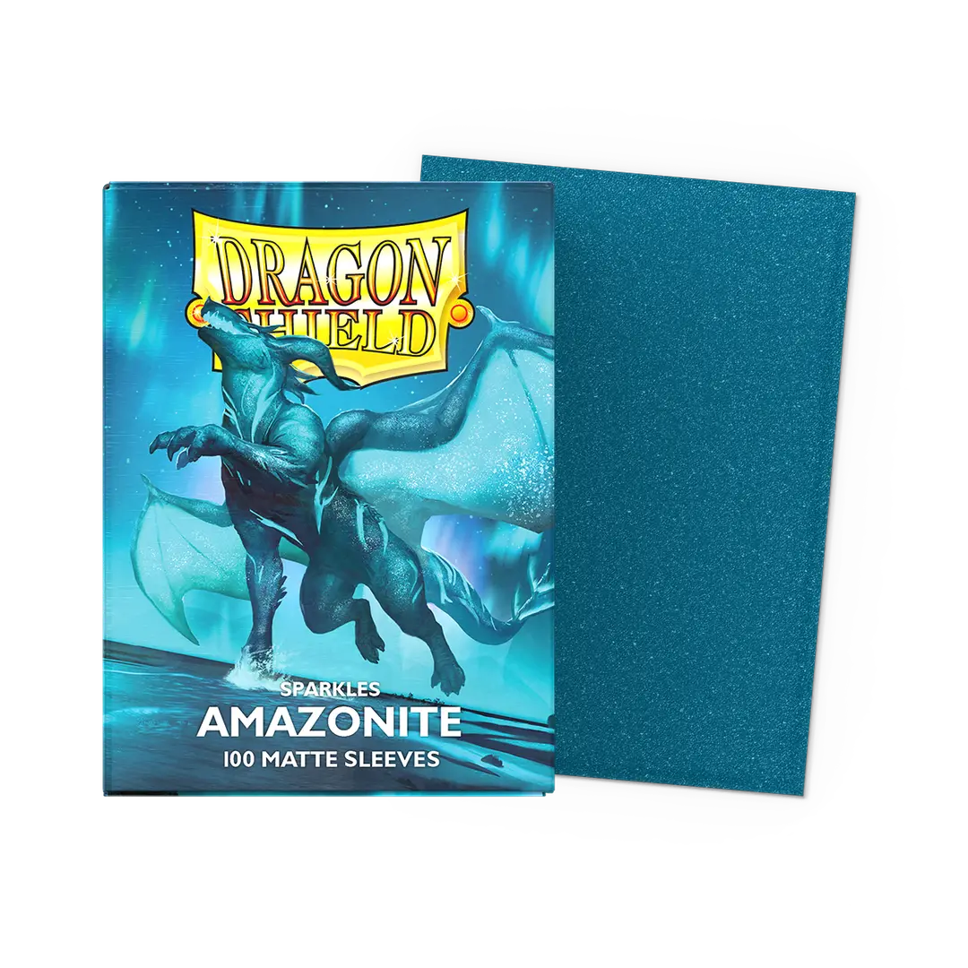 Dragon Shield Sleeves Matte Sparkles Amazonite 100ct | Mega City Incorporated