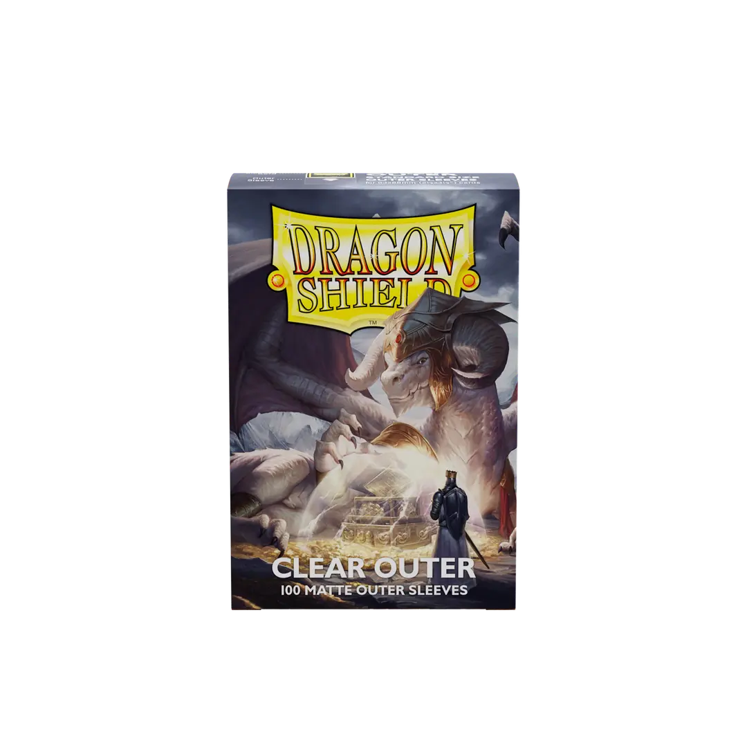 Dragon Shield 100ct Clear Outer Matte Sleeves in Box | Mega City Incorporated