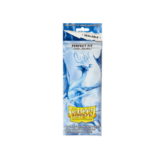 Dragon Shield 100ct Perfect Fit Resealable Clear | Mega City Incorporated