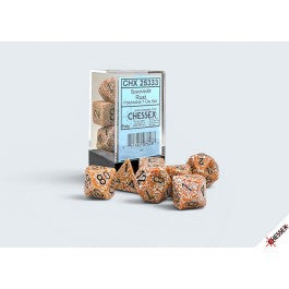 Chessex: 7CT Speckled Rust Polyhedral Dice Set | Mega City Incorporated