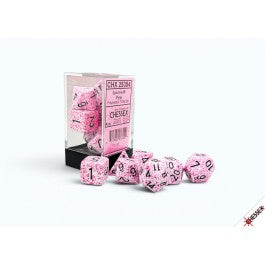 Chessex: 7CT Speckled Pink Polyhedral Dice Set | Mega City Incorporated