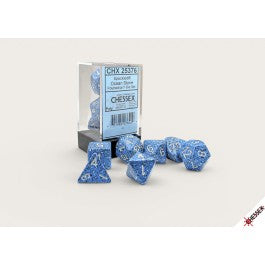 Chessex: 7CT Speckled Ocean Stone Polyhedral Dice Set | Mega City Incorporated