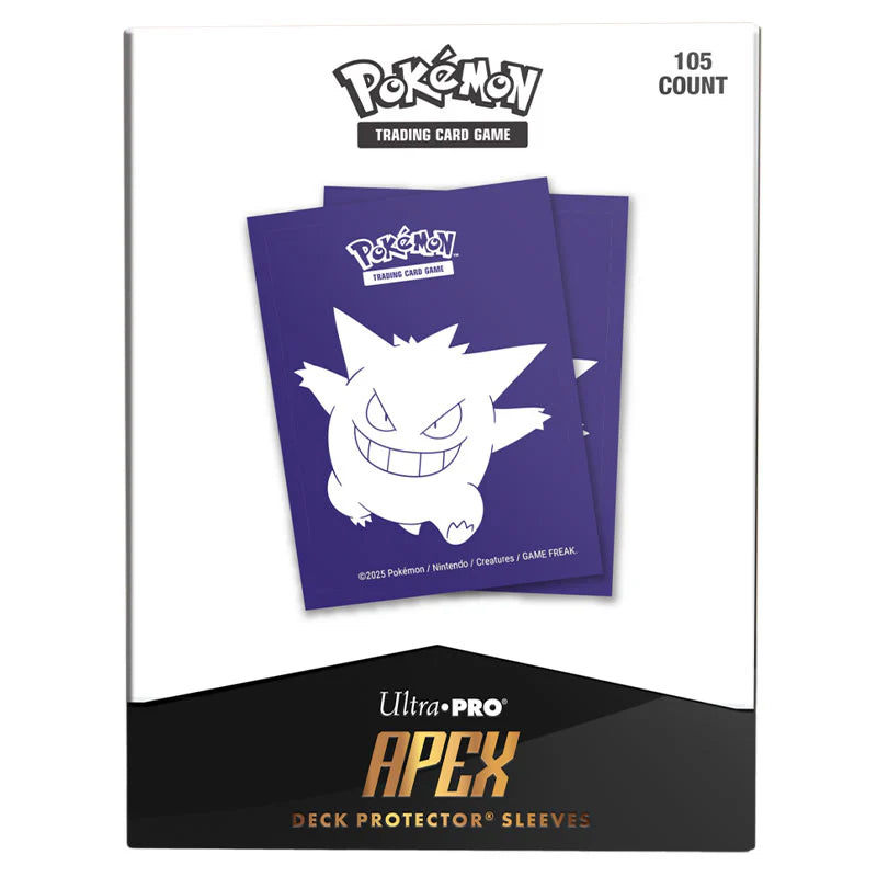 Elite Gengar 105ct APEX DECK PROTECTOR® Sleeves for Pokémon | Mega City Incorporated