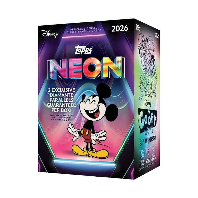 2026 Topps Disney Neon Trading Card Value Box | Mega City Incorporated