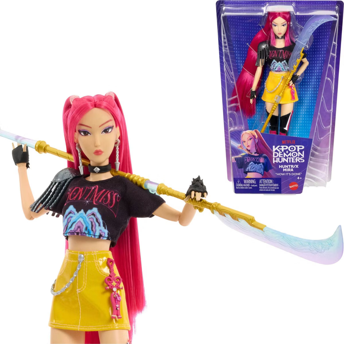 KPop Demon Hunters HUNTR/X Mira Fashion Doll | Mega City Incorporated