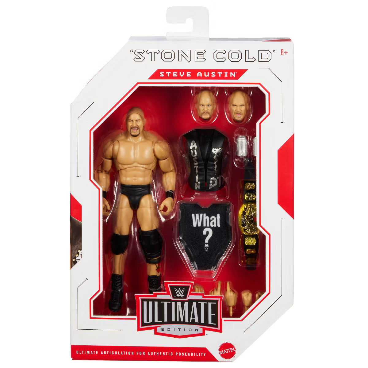 WWE Ultimate Edition 32 Stone Cold Steve Austin Action Figure | Mega City Incorporated