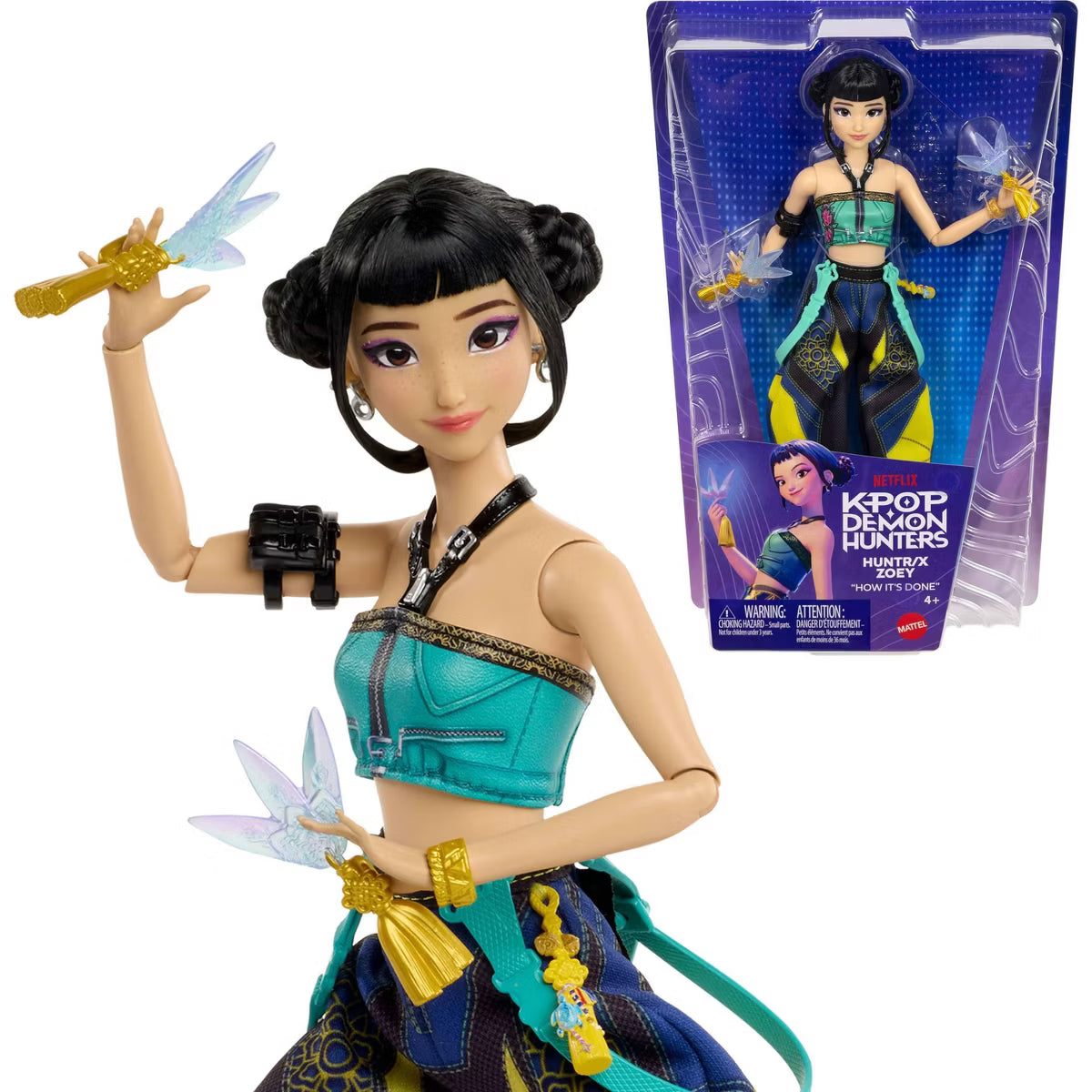 KPop Demon Hunters HUNTR/X Zoey Fashion Doll | Mega City Incorporated